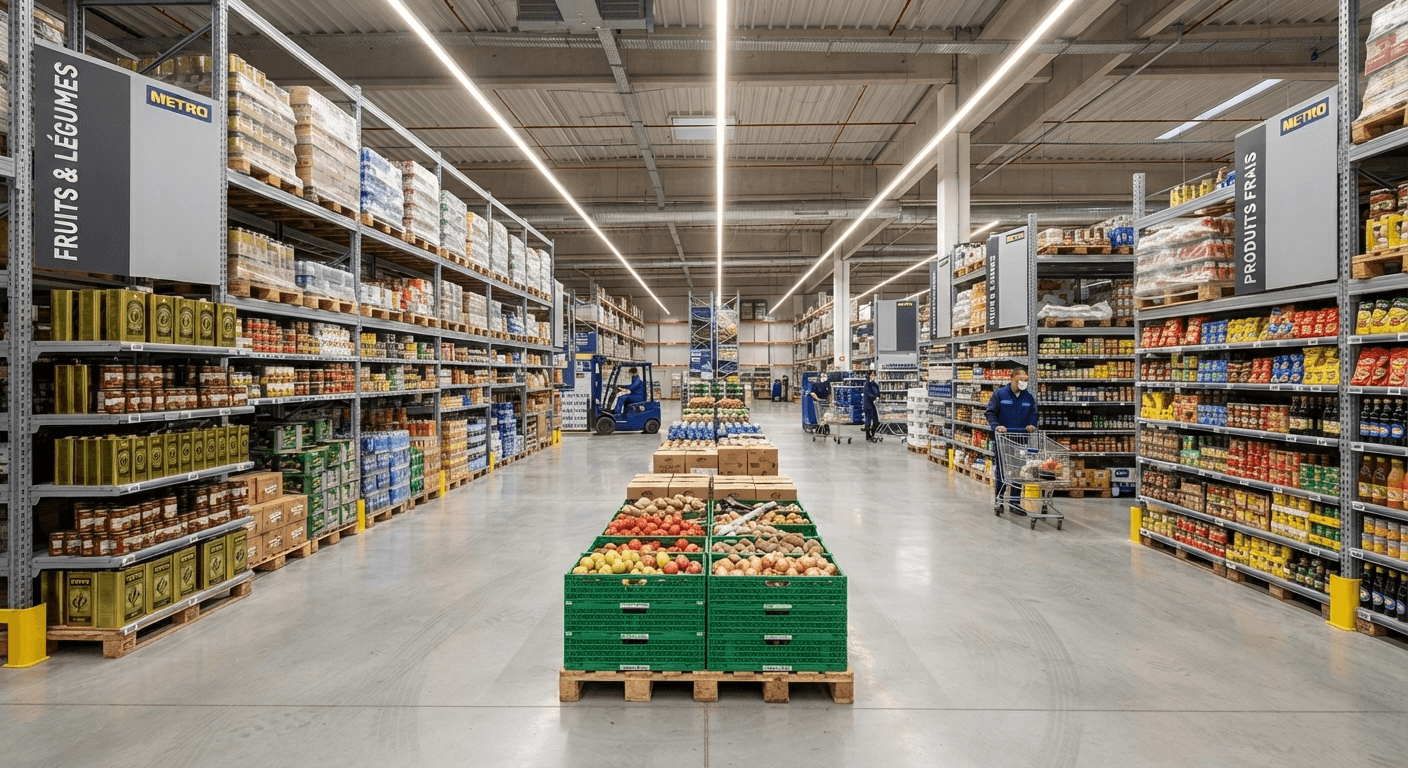 Restaurateur identifié comme nouveau compte pro pour une enseigne Cash & Carry